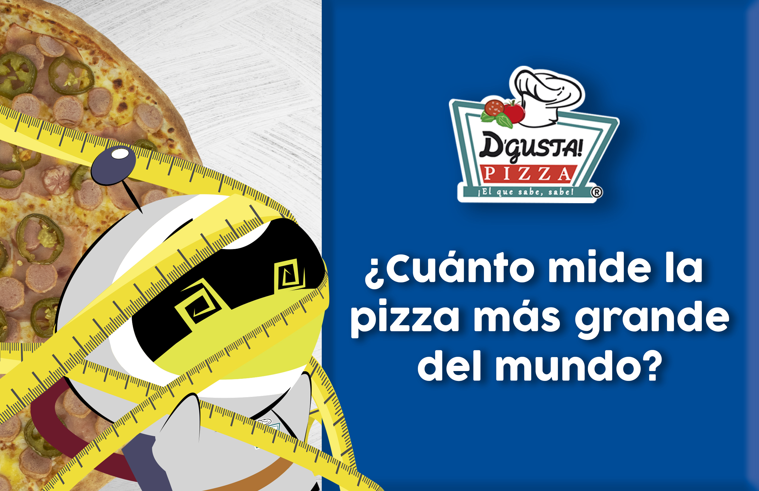 ¿Cuánto mide la pizza más grande del mundo?